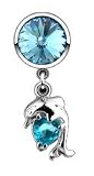 PierceLess belly button ring dolphin