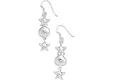 Signature Starfish & Shell Dangle Earrings STERLING SILVER