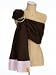Espresso Blush Linen Sling