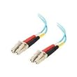 Cables To Go 36231 10Gb LC/LC Duplex 50/125 Multimode Plenum-Rated Fiber Patch Cable (1 Meter, Aqua)