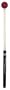 American Drum Pair of Medium Rubber Mallets (Red)