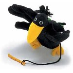 Raven with Worm Hand Puppet
