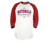 Washington Nationals Authentic Collection Property of Raglan T-shirt font colo