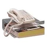 Victor Technologies Telephone Desk Stand,w/ Underneath Storage,10x10x4,Clear VCTTS400