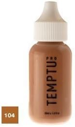 TEMPTU PRO Aqua Airbrush Makeup 1 Ounce Bottle of Mocha (#104) Aqua Airbrush Foundation Makeup by Temptu Pro