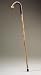 Lippincott Italian Chestnut with Bark Handled Walking Stick