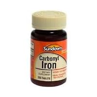 Carbonyl Iron 25 mg Tablets, by Sundown - 200 Tablets