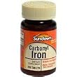 Carbonyl Iron 25 mg Tablets, by Sundown - 200 Tablets