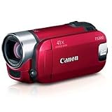 Canon FS300 Flash Memory Camcorder (Red) - 2010 MODEL