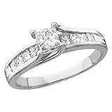 14kt. White Gold, 1 ct. tw. Diamond Engagement Ring