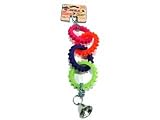 Gear-Rings for Parakeets & Small Birds - 4 Gears w/Bell