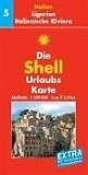  : Shell Urlaubskarte Italien 05 / Ligurien, Italienische Riviera 1 : 200 000: Mit Reisef&uuml;hrer und Ortsverzeichnis