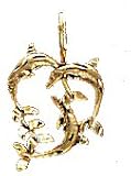 Charm 14kt Gold Dolphin - PD6730