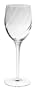 Luigi Bormioli Canaletto 9-Ounce Optic Wine Glasses,  Set of 4