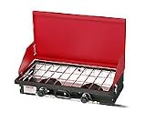 Camp Chef - DJ-60T - Weekender Portable Gas Camp Stove 2 Burner Cooking System - Red - 60k BTU
