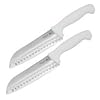 Santoku Knives Commercial Grade NSF Certified - 2 pk.