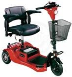 Drive Medical S35002 Phantom Compact Scooter 3 Wheel Blue