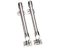 Highland 1002800 11" Silver Grab Handle - 2 Piece