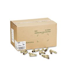MMF Preformed Tubular Coin Wrappers, Dimes, $5, 1,000 Wrappers per Box (Case of 3)