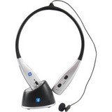 GE 86707 Bluetooth Shoulder-Style Headset, Up to 8 hours talk time or 200 hours standby with charging cradle and USB cable