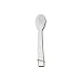 Mother of Pearl Caviar Spoon with Sterling Silver Tip-band - 5 inches