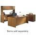 Bridge, 48W x 24D x 29 1/2H, Mahogany (HON10670NN) Category: Wood Hutches and Stack On Storage