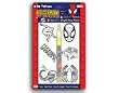 Spider-Man Tattoos and Metallic Face Paint