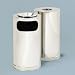 Kitchen & Housewares : Atrium Stainless Steel Trash Container with Open Top, 15-Gallon Capacity