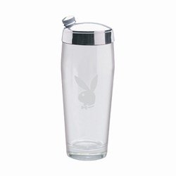 Officially Licensed Playboy Etched Martini Shaker by Playboy