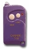 Carper 318T keychain garage door opener remote
