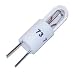 1.2 watt .2 AMP 6 volt T1.75 Bi-Pin Base #7328 Miniature Incandescent Eiko Light Bulb