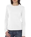 Bella Womens Long-Sleeve Crew Jersey T-Shirt