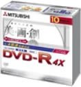 三菱化学メディア DVD-R 4.7GB ビデオ録画用 4倍速 美画創 10枚スリムケース入 印刷可能(ワイド) VHR12YBP10