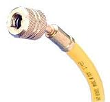 Charging Hose w/ Auto Shut Off Fitting - 72 In - Yellow Charging Hose w/ Auto Shut Off Fitting - 72 In - Yellow