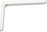 Knape Vogt #215SP WH 10 10 White AP L Bracket