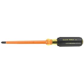 Click here to buy Klein Tools 603-4-INS Insulated No. 2 Phillips-Tip Round Shank Screwdriver by KLEIN TOOLS.