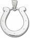 Indianapolis Colts Giant 1 3/4" W x 1 3/4" H "Horseshoe" Pendant - 14KT Gold Jewelry