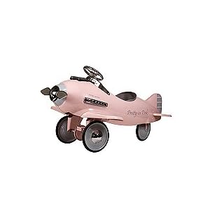 American-retro Pretty In Pink Pedal Airplane by 
