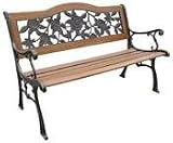 DC AMERICA Rose Camel Back Park Bench