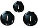 Fender Jazz Bass Knobs Set of 3