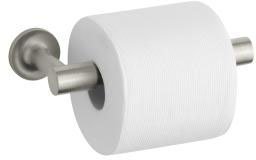 Kohler K14377BN Purist Double Post Toilet Paper Holder, Vibrant Brushed Nickel On Sale