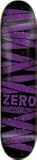 Zero Asylum Purple Skateboard Deck - 7.5