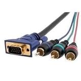 12ftVGA to 3 RCA component video cable (HD15 - 3-RCA)