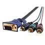 12ftVGA to 3 RCA component video cable (HD15 - 3-RCA)