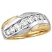 14kt. Two Tone, Men's 1 ct. tw. Diamond Ring
