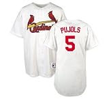 MLB Albert Pujols St. Louis Cardinals Youth Replica Home Jersey,White (Medium)