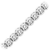 Certified, 14kt. White Gold, 5 ct. tw. Ideal BrillianceTM Diamond Bracelet