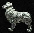 Pewter Australian Shepherd Pin