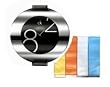 Calvin Klein - ck ray - black dial - black leather