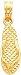 14K Gold Reversible Hawaii Flip Flop Pendant